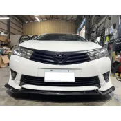 現貨 豐田 11代 ALTIS Z版 直上 水轉印卡夢 前下巴 下擾流板 前定風翼 保險桿 專用下巴 前擾流板