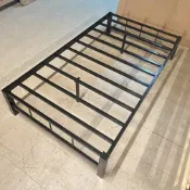 (店+)【藍色的熊】001-1鐵製床架 3.5尺(床底 鐵床 床底板 床板 雙人床 宿舍床)