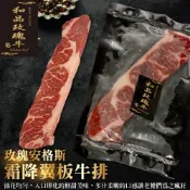 美國PRIME玫瑰霜降翼板牛排(每包2片/240g±10%)【天天鮮配】滿額免運