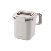 (店+)【LocknLock 樂扣樂扣】樂扣樂扣密封防臭雙把手廚餘回收桶/3L/奶茶米(LDB504BEG) 廚餘桶 密封廚餘桶 樂扣廚餘桶 餿水桶
