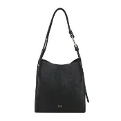 【FURLA 芙拉】FURLA NUVOLA肩背/手提水桶包(mini/黑)