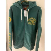 SUPERDRY 極度乾燥 正品 爆款💥 連帽 外套 親膚 柔軟 潮流 街頭 經典 不敗刷毛 帥氣 綠色 S號L號XL號