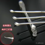 ✨本島現貨✨不銹鋼成人挖耳勺單個裝耳扒子耳屎清潔老式挖耳器成人耳朵扣耳抓 老式薄口不銹鋼挖耳勺扒扣耳朵勺掏耳勺耳巴子釆耳