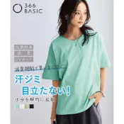 Nissen 防汗漬V領蝙蝠袖上衣 抗菌消臭 抗UV 速乾 顯瘦寬鬆 大尺碼 女裝 五分袖
