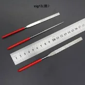 修表小圓銼電鍍金鋼石銼刀平板銼擴孔銼整形銼金剛石銼刀修表工具