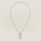 愛馬仕 hermes 豬鼻銀項鏈 全新全配
