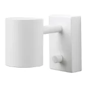 【IKEA 宜家家居】NYMÅNE 壁燈/閱讀燈, 白色