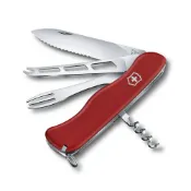 【VICTORINOX 瑞士維氏】Cheese Master 瑞士刀/111mm/8用/紅(0.8313.W)