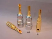 美國Advanced Cable Technology ACT 喇叭線用純銅波浪式香蕉插接頭