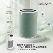 OSIM 智能空氣清淨機2濾網 HEPA13醫療級+抗菌除臭濾網(雙重抗菌/六道過濾/HEPA13級濾網)