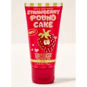 (店+)【Bath & Body Works】BBW 香氛身體乳霜-隨身瓶〔草莓磅蛋糕〕STRAWBERRY POUND CAKE 70g/2.5oz