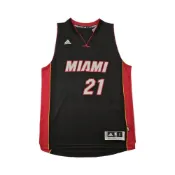 (店+)【adidas 愛迪達】7470A-3HB-K92759 adidas NBA球衣 大白邊 懷特塞德 邁阿密熱火隊 客場 swingman 球迷版 21號 套頭V領簡約無袖籃球背心 美版 男女同款