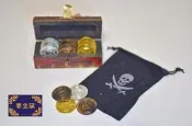 【 麥金窩 Mydreamwall 】桌遊 token 遊戲代幣 桌遊代幣 遊戲幣 金幣 銀幣 銅幣 骷髏頭 塑膠幣