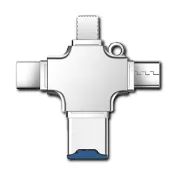 【蝦皮直營】DTAudio聆翔 四合一讀卡機 手機硬碟 micro USB USB 隨身碟 記憶卡 OTG讀卡器
