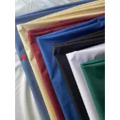 ⭐手做DIY  3碼100元!!! 1119滌綸TR+PVC防水布 (綠/牛仔藍/黑/鵝黃/酒紅/白)