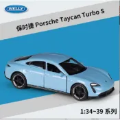 玩具村 1:36 Taycan Turbo 1/36 合金車 迴力車 J06 Welly 威利 保时捷