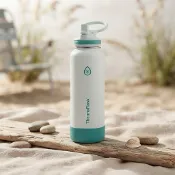 🛒 【🇺🇸好市多代購】ThermoFlask 美國雙層不鏽鋼保溫水壺 1200ml / 40oz（薄荷冰藍 / 淺湖綠）