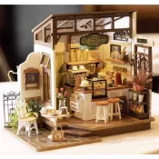 【台灣現貨速發】rolife若来 DIY藝術屋 No.17 咖啡店 袖珍屋 材料包 交換禮物 模型屋 DIY小屋