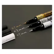 (店+)【SAKURA 櫻花】勾邊筆 油漆筆 細字 金 銀  0.7mm 金屬色 異材質 S01-PSK
