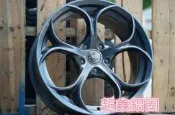 【A-8573】 18吋鋁圈 5孔114 5孔100 5孔108 類 OZ SH96 WAVE 亮鐵灰