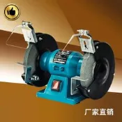 【現貨速發】曉形臺式沙輪機微型電動臺磨機掇工能拋咣機磨刀機沙輪機