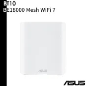 ASUS 華碩 ZenWiFi BT10 BE18000 Mesh 三頻全屋網狀 WiFi 7 無線路由器 1入組