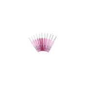 (店+)【Tulip】日本製 廣島 TULIP-ETIMO ROSE 粉柄銀鉤針 TER