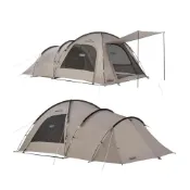 (店+)【Coleman】ROOMY FRONT 2-ROOM / 灰咖啡 / CM-18351 2-4人帳篷 雙人  一房一廳 隧道帳 客廳帳