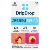 【iHerb】DripDrop, Electrolyte and Vitamin Drink Mix, Zero Sugar Plus+, Variety Pack, 10 Sticks, 0.20 oz (5.6 g) Each