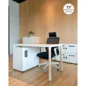 (店+)TOP OA TY-W002-贏家系列/單人短櫃/工業風/主管/L型桌上屏智能桌/雙風扇機能櫃/OA辦公桌/西西里橡木