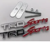【臺灣現貨】改裝trd金屬中標 toyota水箱罩車標改裝 AURIS AIS YARIS CAMRY VIOS R