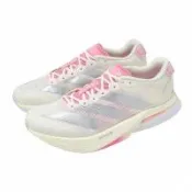 adidas 愛迪達 慢跑鞋 Adizero Boston 13 M 男鞋 女鞋 白 銀 粉 緩震 運動鞋 JQ9666