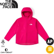 【The North Face 童 DV防水保暖透氣兩件式化纖外套AP《桃紅》】8CUS/防水三合一外套/防風外套