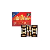 (店+)【Sanritsu 三立製】+爆買日本+ FIGARO 費加洛綜合餅乾禮盒 6種類 38枚入 薄餅 夾心餅 SANRITS 伴手禮