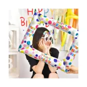 (店+)生日 相框氣球 58*48cm 拍照 互動樂趣 鋁箔氣球 派對 生日佈置 慶生佈置 道具