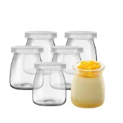 (店+)【日創生活】玻璃布丁杯 保羅瓶 {帶蓋布丁杯 慕斯杯 奶酪瓶 烤布蕾 100ml 保羅瓶 保羅杯 乳酪杯 奶酪杯}