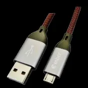 【AMBER】amber 極強韌QC 3.0micro USB30V/3A鋁合金快速充電線抗拉扯-120公分