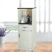 【Build dream 築夢家具】1.5尺 防水塑鋼 單門一抽一拉盤 電器櫃(附插座)