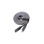 【Type-C延長線】USB3.1 100cm 標準16芯 C公轉C母 100w 充電線 鋁殼編織網