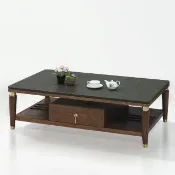 【AS 雅司設計】撒姆森岩燒石面大茶几-140×80×42cm