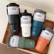 (店+)【LifeMix 生活織錦選物】TYESO不鏽鋼手提保溫杯1200ml(咖啡杯/隨行杯/飲料杯/大容量)