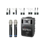 (店+)【MIPRO】MA-505 配件六選一 (雙頻道手提式無線擴音機32H)