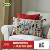 寓偉 【沙發枕套】IKEA宜家RODARV洛達夫刺繡靠墊臥室客廳沙發抱枕北歐簡約鴨毛枕