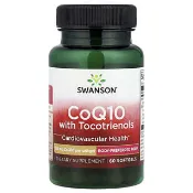 【iHerb】Swanson Vitamins, 含生育三烯酚的輔酶 Q10，60 粒軟膠囊