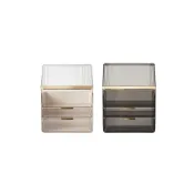 (店+)【7822 shop】化妝品收納盒 上掀式化妝品收納盒 彩妝收納 保養品收納 桌面置物架 美妝收納 收納盒