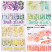 Rainbow Nail 💋💋夢幻繽紛幻彩混合亮片系列套組 亮片