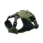 【ELITE PET】URBAN HARNESS 包覆式寵物胸背帶 S(輕量H型-軍綠)