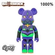 〈正版模玩〉【Bang】現貨 Bearbrick 1000% 新世紀福音戰士初號機 積木熊擺件