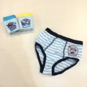 【亞蘭夢藤兒童內褲】TOBOT條紋純棉 男童三角內褲-3入