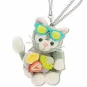X射線 精緻禮品 日本東京迪士尼代購- 夏季限定Gelatoni娃娃吊飾-坐，包包掛飾/鑰匙圈/雪莉玫/達菲/畫家，X射線【C170038】